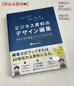 未使用品❤︎ビジネス資料のデザイン編集 資料作成の編集とデザインがわかる本