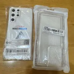 galaxy s22 ultra 新品未使用ケース　セット　透明