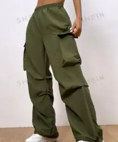 SHEIN カーゴパンツ フラップポケット