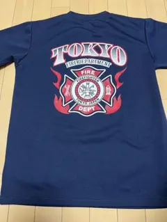 東京消防庁　ミズノ製ドライTシャツL美品　非売品　グッズ