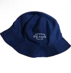 BEAMS ネイビー バケットハット