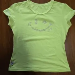 MIKAND by MIKALANCE ルーズフィットTシャツ　黄緑