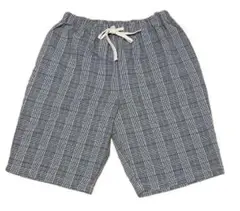 グレンチェック柄 ハーフパンツ ルームウェア 新品 タグ付き 両サイドポケット付