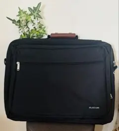 【中古】ELECOM ノートパソコン保護ビジネスバッグ　ショルダーバンド付