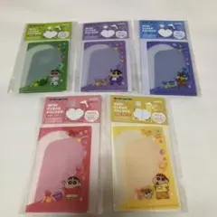 ☆セリア クレヨンしんちゃん ミニクリアホルダー 5種セット 推し活☆