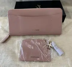 KINAZ ピンク 長財布　カード入れ