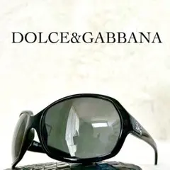 極美品　DOLCE＆GABBANA　サングラス　8018　ブラックレンズフレーム