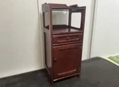 ヴィンテージ!オールドカリモク 電話台 木製 karimoku