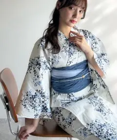 classicalelf 浴衣 2点セット 小花柄