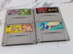 SFCソフト　ファイナルファイト2.ロックマン7.ウルトラマン.スカイミッション