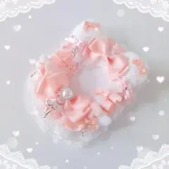 519 硬質ケース♡レースデコ♡ピンクムーンストーン♡くま♡