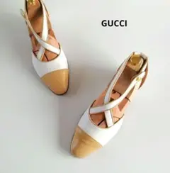 GUCCI*37.5*ストレートチップ*革靴*ローファー*スリッポン