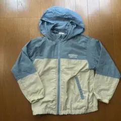 BRANSHES フード付きジャケット 青・ベージュ130