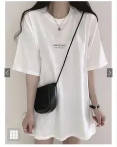 ビッグシルエットロゴTシャツ