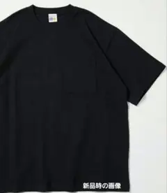 フリークスストア　ヘビーウェイト ポケットTシャツ　ブラック　10.5オンス