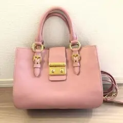 miumiu ミュウミュウ ハンドバッグ レザー