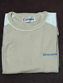 ビンテージ 80s コンバース Tシャツ 半袖 ベージュ Mサイズ 未使用品