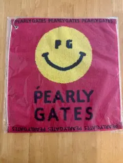 PEARLY GATES スマイリーフェイスタオル 約35cm
