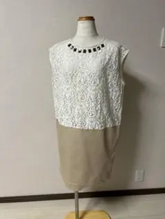 MARILYN MOON ノースリーブパーティードレス
