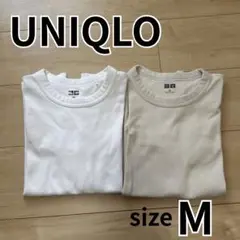 UNIQLO U ユニクロユー Tシャツ 白 ホワイト ナチュラル M