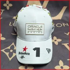 ＠Oracle Red Bull Racing ホワイト キャップ カラフル
