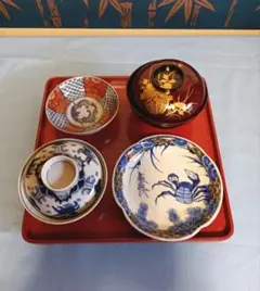 お茶道具　茶道具　御膳　脚付き御膳　6客 m44029223814_1.jpg?1729244396