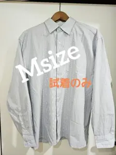 ♥新品未使用♥ユニクロC/ブロードオーバーサイズシャツ/ストライプ/M