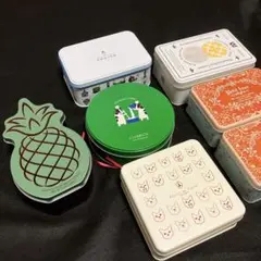 お菓子空缶7個