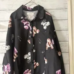 Leahmatin リアマティン　テディベア　クマ　シャツ　地雷系　古着屋購入