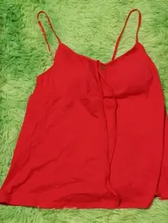 ユニクロ　ブラトップ　tomas maier レッド タンクトップ XL