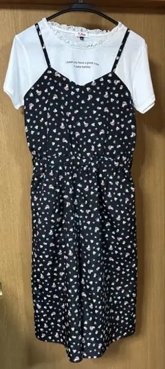 PINK-latte ピンクラテ　サロペット・半袖Tシャツ 2点まとめ売り