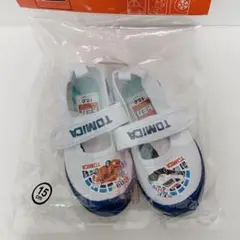【新品】TOMICA トミカ　上履き　バレエシューズ キッズシューズ 15cm