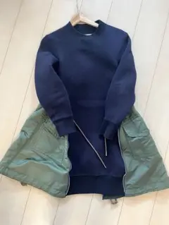 sacai スポンジスウェットMA-1ドレス