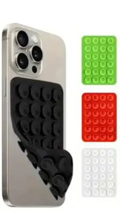 シリコン製　吸盤　スマホ滑り止め