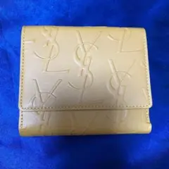 Yves Saint Laurent イヴ・サンローラン 二つ折り財布 レザー