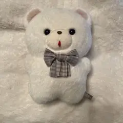 昭和レトロ風✨どこか懐かしいクマさん✨ホワイト