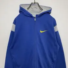 NIKE ナイキ スウェットパーカー サイズ160 刺繍ロゴ 古着ミックス 古着