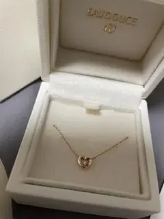 4℃ ネックレス ピンクゴールド