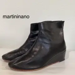 Martininano マルティニアーノ black ショートブーツ 40