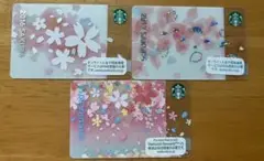 スタバカード 限定 さくら 2016〜2018年 3点セット
