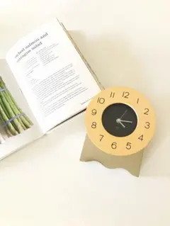 vintage マイケルグレイヴス　ポストモダン　置き時計アラーム付　イエロー