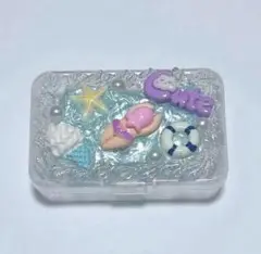 《現品限り》ミニ小物入れ ホイップデコ ハンドメイド 海