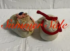 中古品【香箱　猫の置物】2点セット☆