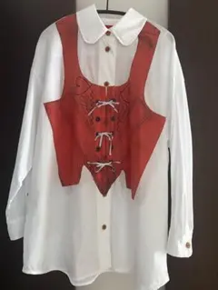 ヴィヴィアン ウエストウッド コルセットプリントシャツ