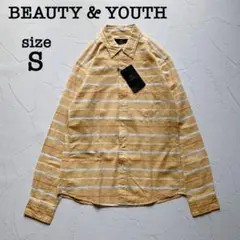 【新品未使用】BEAUTY & YOUTH コットン リネン ボタンダウンシャツ