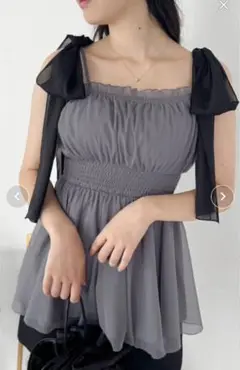 【最終値下げ】新品タグ付き♡NICE CLAUP♡ビスチェチュニック