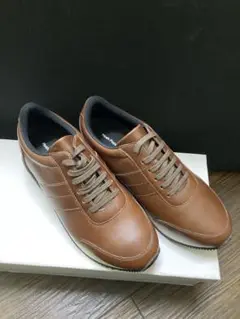 Hush Puppies ブラウンレザー スニーカー25㎝