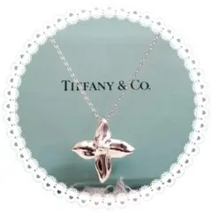 TIFFANY ティファニー フォーリーフフラワー モチーフ ネックレス