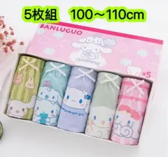 5枚組100～110女の子ショーツ 女の子下着 綿肌着 キャラクター　第252号