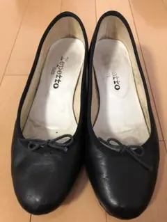 レペット37 Repetto 黒 バレエシューズ カミーユ 3.0cmヒール